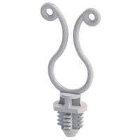 Essentra Components BHKL-750-4-01 ກຸງລອກຫຼັກກວດ Twist Lock Curly Lock,Blnd Hl,Nat,.70 in-.80 in