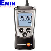 TESTO 511 ເຄື່ອງມືວັດແທກຄວາມກົດດັນຂະໜາດກະເປົ໋າ (300 ~ 1200 hPa, IP40)