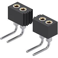 Mill-Max 857-10-038-30-002000 ພິນເຮດເດີຣ໌ມາດຕະຖານທີ່ມີສະຫນັກສົ່ງດ້ວຍລະດັບ