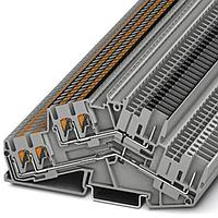 PHOENIX CONTACT 3210607 ບລັອກຕິມເນີລະບົບ DIN Rail PTTBS 2,5-TWIN/2P- PV