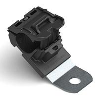 HellermannTyton 151-01452 ຮັບກັບຮັບກັບ Ratchet P-Clamp, 0.52 - 0.77" ຂະໜາດກໍ່ມົດ, 30 Short, 0.41" ຂະໜາດຮູ Hole, PA66HIRHSUV/ST/ZN, ສີດຳ, 280/ctn