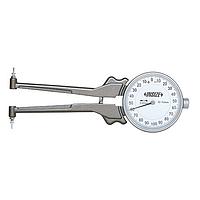 INSIZE 2223-153 ພາຍໃນ Dial Caliper Gage ມີຈຸດປ່ຽນກັນໄດ້ (55-153mm)