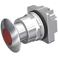 SIEMENS 52PP2X2 ປຸ່ມຮູບເຫຼັກຫົວເຫຼັກ OPER, ກົດ-ດຶງ, 2POS, MTD, CHR-RED