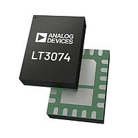 Analog Devices LT3074AV#TRPBF ແຮງແສງຕ່ຳ, ສຽງຮ້ອຍຕ່ຳສຸດ, ການປ່ຽນແປງທີ່ລົດລົງຢ່າງລົດໄວ 5V,3A ສຽງຮ້ອຍຕ່ຳສຸດ, PSRR ສູງ, PMBUS