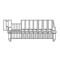 Amphenol FCI 10129443-012LF ປຸ່ມຕິດຕໍ່ພະລັງງານ, 7 ຂໍ້ຕິດຕໍ່ 3ACP+4HP+24S STL