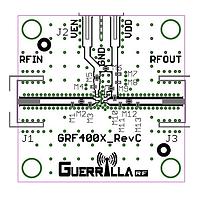 Guerrilla RF GRF2133-EVB RF Amplifier ແຜ່ນປະເມີນຜົນ ສຳລັບ GRF2113