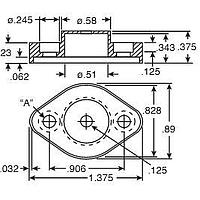 Keystone Electronics 4635 ຕິດຕັ້ງ TO-66 TRANS COVER