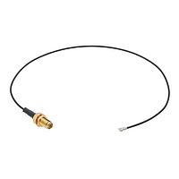 Molex 73230-6160 ການປະກອບສາຍ RF SMA Bulkhead Jack-to-I-PEX MHF 4L LK Plug, ສະຕິກເສັ້ນສາຍ 1.37mm, ຄວາມຍາວສາຍ 305.00mm, 50 Ohms