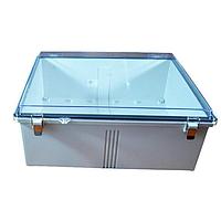 Bud Industries PTQ-11076-C ກົງປົກປ້ອງປະຕູບົດ PC+10% ເສັ້ນໃຍເກັບເກືອບ, ກຸ່ມລົດເຫຼືອດສ່ຽງສະຫຼອງ, ກົງປົກປ້ອງຊັດເຈນ (19.7 X 15.8 X 7.9 ນິ້ວ)