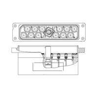 AMP Connectors - TE Connectivity 1604799-5 ຕົວເຊື່ອມ ASY RECEPT PANEL MT 12 POS