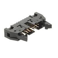 AMP Connectors - TE Connectivity 5499345-3 ປົກຄຸມ A/L UNIV HDR 16P RA SHT LAT