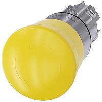 SIEMENS 3SU10501HB300AA0 ປຸ່ມກົດຮູບເຫຼືອງ, ປ່ອຍດ້ວຍການບວກຫຼືບວກ, ເຫຼືອງ, MH 40MM