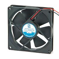 Orion Fans OD9220-12MB ພັງລົມ DC Axial, 92x92x20mm, 12VDC, 28CFM, 0.16A, 31dBA, 2400RPM, Dual Ball, Lead Wires