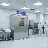 Standardizing cleanrooms with GMP air-blowing chambers: Increasing efficiency, reducing production risks.
