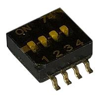 CTS Electronic Components 218-4LPST ສະຫນັບສະຫນູນ DIP SPST 4 ສ່ວນຂອງສະຫນັບ