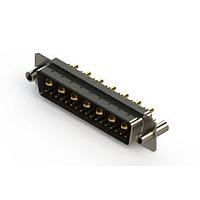EDAC 627-24W7224-1TC ຕົວເຊື່ອມຕໍ່ Mixed Contact D-Sub Connectors Vertical Combo Dsub