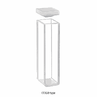 Hellma DH.Cel1541 ເຊື້ອເຊື້ອ Flu, Macro Quartz, 10x10mm 3.5ml, PTFE Stopper