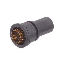 Amphenol Alden 300990 ຊຸດຕິດຕໍ່ດ້ານໜ້າ PM Solder Cup KitPnl Mnt 18P 26AWG