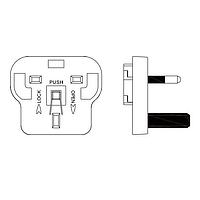 MEAN WELL AC PLUG-UK2 ປລັກສາມາດແທນກັນໄດ້ ປລັກ AC ສຳລັບຊຸດ GEM