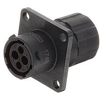 Amphenol SINE Systems RTS010N2SHEC03 ຕົວເຊື່ອມ RCP SQ FL 4POS SZ 10 SCKT SEAL