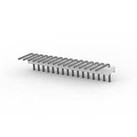 AMP Connectors - TE Connectivity 1-640453-6 ພິນສະຕຣິບ FLAT HEADER 16P ມຸມຂວາ Post ທິນ
