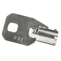 NKK Switches AT4152-031 ກະແຈທູບູລາຣ໌ Key TUBULAR KEY #031 FOR CKL KEYLOCKS