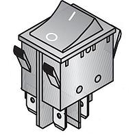 ZF Electronics WRG32F2FBBNN ສະຫນັບສະຫນູນ Rocker DPST BLK 16A ON-OFF