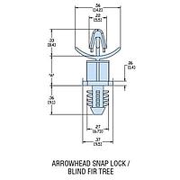 Heyco 10599 ການສະຫນັບສະຫນູນ PCB HBS6-10 ຜ້າໄນລທຳມະຊາດ PCB Support