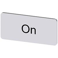 SIEMENS 3SU19000AC810DJ0 ປ້າຍປ້າຍຊື່, ຢູ່ໃນ INSCR. LABEL, ເງິນ 12.5 X 27MM, ຢູ່ໃນ