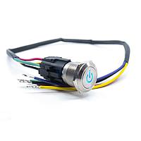 E-Switch ULV4FPBSS544 ຕ້ານການທຳລາຍ ANTI-VANDAL, 3A 250VAC, SPDT On-(On), ຕິດຕັ້ງແຜ່ນ, ປຸ່ມຖັງດ້ານໜ້າ ຖືກຖ່າຍໄປໄດ້ ມີສາຍສົ່ງ 500mm