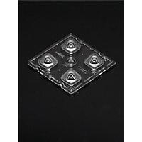 Ledil C14680_STRADA-2X2-VSM ເລນ ເລນ ສີແກຣ 50x50mm(D)6.14mm(H)