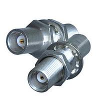 Johnson / Cinch Connectivity Solutions 133-3901-406 ຕົວແປງ RF - ໃນຊຸດ STR JACK/BLKHD JACK 50 OHM NICKEL