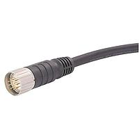 HARTING 21373300C71100 ເສັ້ນສາຍອ່ານສະເຊີ / ເສັ້ນສາຍອັກຕູເວີ M23 ປະກອບສາຍທີ່ມີປາກດ້ານດຽວປິດດ້ວຍວັດຖຸທີ່ຫຼາຍ, 12pin, ປາກຊາຍຕົວຕົນ, PVC ສີດຳ, 10.0m