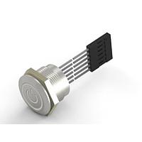 Alcoswitch - TE Connectivity 2342835-5 ປຸ່ມກົດສະຫນອງ AVC19L Flat S16 RGB RL 500mm/1x6