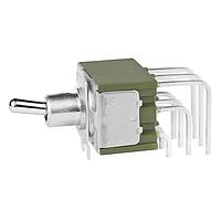 NKK Switches M2032S2A2W40 ສະຫນັບສະຫນູນ Toggle ON-ON .200 BAT .280 BUSHING ແບບຕັ້ງຕົວ PC
