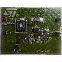 STMicroelectronics STEVAL-ISA154V1 ບົດປະເມີນບອດຄວບຄຸມການປຽບທຽບຕົວຄວບຄຸມແບບສະຫນັກລົງ 0.7 A ອີວັລູເຊັນຕາມ L5980