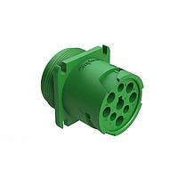 Amphenol SINE Systems AHD10-9-1939P8R ຕົວເຊື່ອມ 9P M FLN RCP RSEAL GRN ປະເພດ II SZ16 CNT