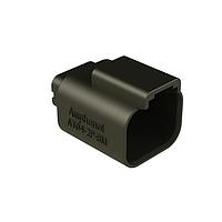 Amphenol SINE Systems AT04-2P-BM01 ຕົວເຊື່ອມ AT RCPT 2P (Au) PCB BRD MNT NO POTING BK