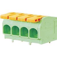 Adam Tech EB171A-04-M ປລັກ EURO BLOCK R/A, ກວດສອບ SPRING CLAMP, .295 (7.50) PITCH