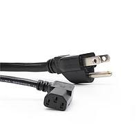 Io Audio Technologies 28132-76-01 ສາຍພະລັງ AC Power Cord, 18AWG, SJT, NEMA 5-15P to C13, 10A, 7'6" ຄວາມຍາວ, ສີດຳ