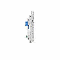 Carlo Gavazzi ZRLS12NA ປຸ່ມຕິດຕັ້ງ Relay ແລະ ອຸປະກອນຮູບແບບ Slim Sockets ສໍາລັບ RSLM Slim Industrial Electromechanical Relays, 5 ຂາ, DPDT (1 ຕິດຕໍ່ປ່ຽນ), 6A, 6 ຫາ 24VAC/VDC, ເກັບສະຕິກດ້ວຍສະກຣູ