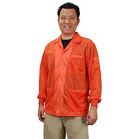 Desco 73912 Jacket ກັບ Cuff ຖັກ (Orange, Medium)