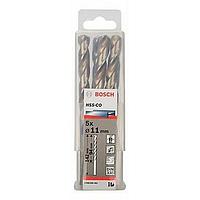 11mm Bosch HSS-Co Stainless steel drill set (5 pieces)