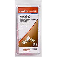 Molex 76650-0114 ຊຸດຕິດຕໍ່ MicroLatch Conn Kit V ແລະ RA Hdr Recpt