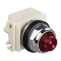 Square D 9001KTF1R6 ໄຟສະແດງ Pilot Light PILOTLIGHT 120VAC 30MM TYPE K