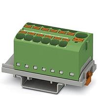 PHOENIX CONTACT 3273622 ບລັອກຕິມເນີລບຣິວີດ DIN Rail PTFIX 10/12X4-NS35 GN