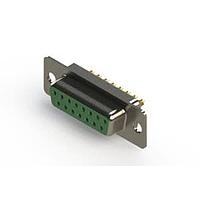 EDAC 628-M15-622-GN1 ຕົວເຊື່ອມ D-Sub - ຕົວເຊື່ອມ D-Sub ປະເພດຄວາມໜາແຮງມາດຕະຖານ ແບບຕັ້ງຕົວຢ່າງຕັດຈັດ
