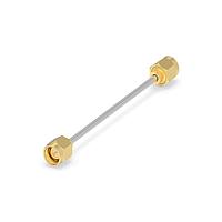 Linx Technologies - TE Connectivity 2480661-1 ສາຍສັ້ນ RF SMA ຜູ້ຊາຍ ເຖິງ SMA ຜູ້ຊາຍ ສາມາດດັດແກ້ໄຂໄດ້ດ້ວຍມື .086 3"