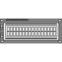 Hantronix HDM16216L-5-E30S ໂມດູນສະແດງຕົວອັກສອນ COG LCD ສີເຫຼືອງ ສະຫນັບສະຫນູນສີເຫຼືອງ LED Backlight