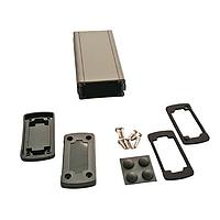 Bud Industries EXN-23352-BKP ກະແຈປິນບີຊີ ກະແຈອະລູມິເນຍອອກແບບພິເສດ ສີດຳມີຝາພລາສຕິກ (1.4 X 2.7 X 5.1 ນິດ)